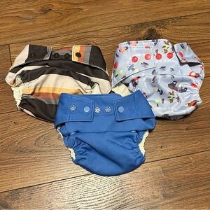GroVia Cloth Diaper Snap Covers Boy Adjustable